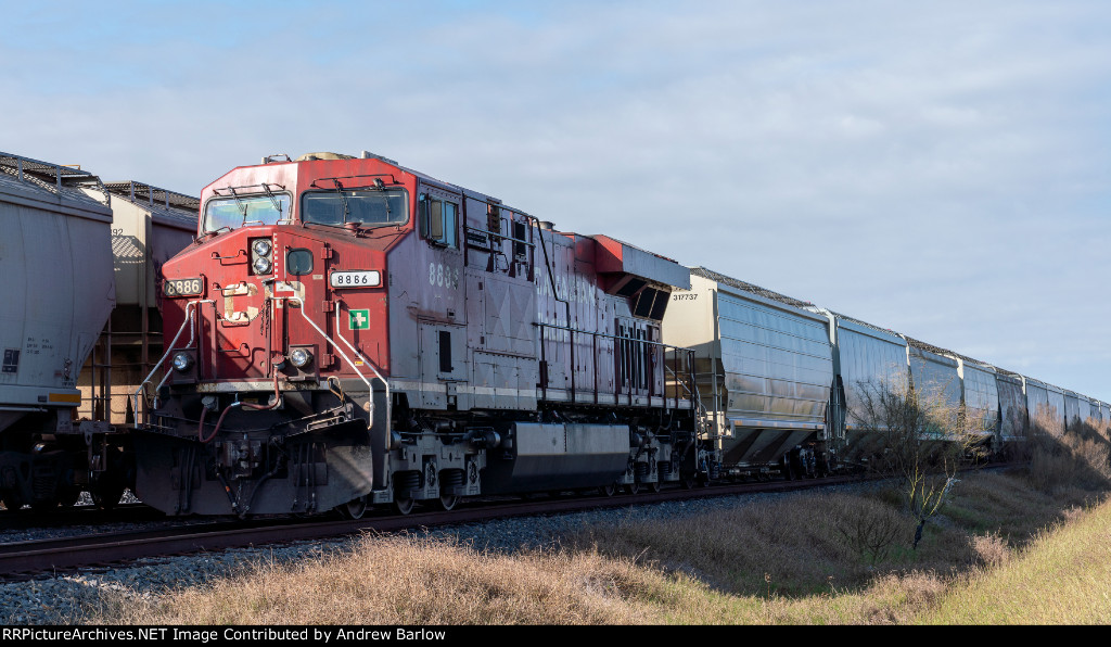 CP 8886 at Spear Jct.